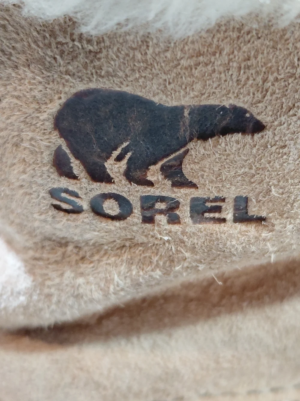 Sorel Women's Snow Angel Tan and Black Waterproof Winter Snow Boots SIZE 8
